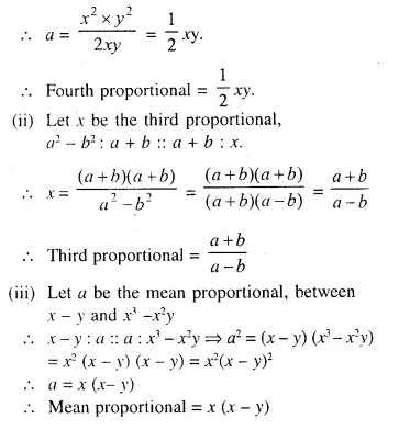 Selina Concise Mathematics Class 10 ICSE Solutions Chapter 7 Ratio and Proportion Ex 7D Q9.1