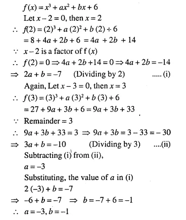 Selina Concise Mathematics Class 10 ICSE Solutions Chapter 8 Remainder and Factor Theorems Ex 8A Q11.1
