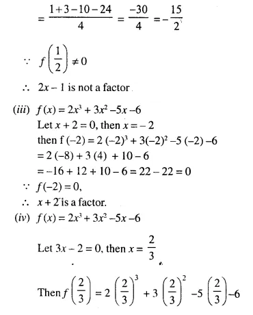 Selina Concise Mathematics Class 10 ICSE Solutions Chapter 8 Remainder and Factor Theorems Ex 8A Q3.2
