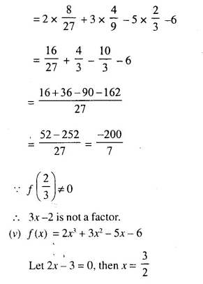 Selina Concise Mathematics Class 10 ICSE Solutions Chapter 8 Remainder and Factor Theorems Ex 8A Q3.3