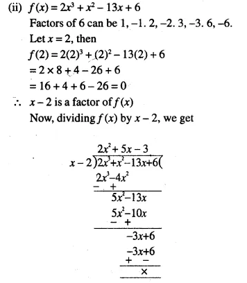 Selina Concise Mathematics Class 10 ICSE Solutions Chapter 8 Remainder and Factor Theorems Ex 8B Q2.2