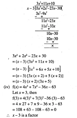 Selina Concise Mathematics Class 10 ICSE Solutions Chapter 8 Remainder and Factor Theorems Ex 8B Q2.4