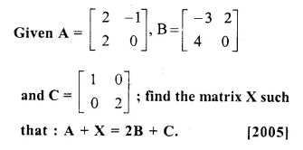 Selina Concise Mathematics Class 10 ICSE Solutions Chapter 9 Matrices Ex 9D Q11.1