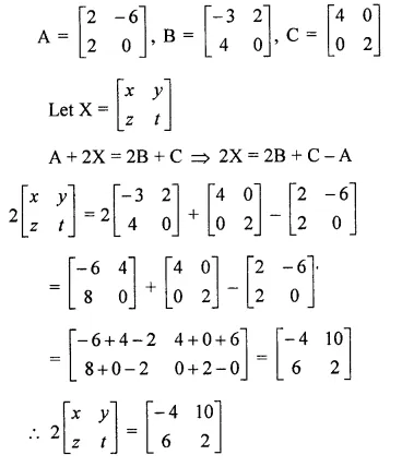 Selina Concise Mathematics Class 10 ICSE Solutions Chapter 9 Matrices Ex 9D Q14.2