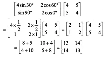 Selina Concise Mathematics Class 10 ICSE Solutions Chapter 9 Matrices Ex 9D Q20.2