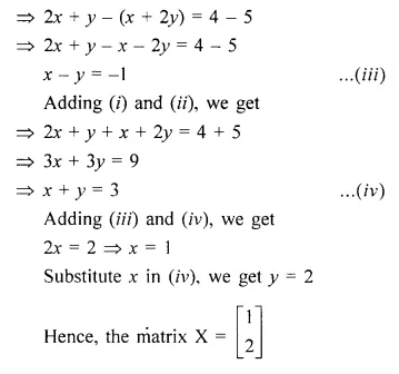 Selina Concise Mathematics Class 10 ICSE Solutions Chapter 9 Matrices Ex 9D Q23.3
