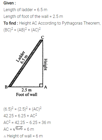 Selina Concise Mathematics Class 7 ICSE Solutions Chapter 16 Pythagoras Theorem 16