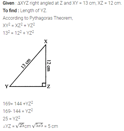 Selina Concise Mathematics Class 7 ICSE Solutions Chapter 16 Pythagoras Theorem 2