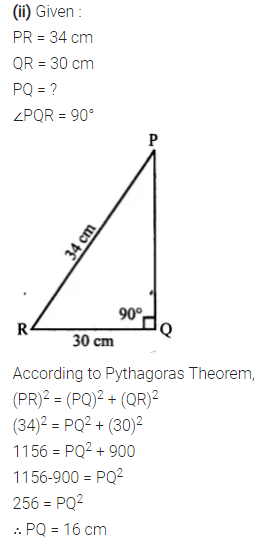 Selina Concise Mathematics Class 7 ICSE Solutions Chapter 16 Pythagoras Theorem 9