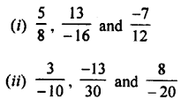 Selina Concise Mathematics Class 7 ICSE Solutions Chapter 2 Rational Numbers Ex 2B Q5