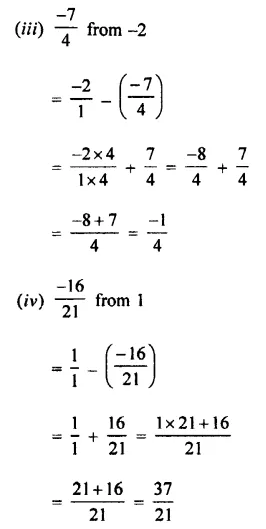 Selina Concise Mathematics Class 7 ICSE Solutions Chapter 2 Rational Numbers Ex 2C 62