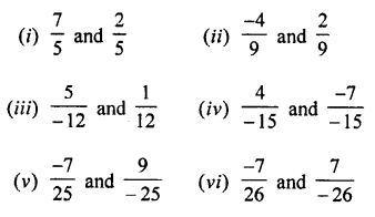 Selina Concise Mathematics Class 7 ICSE Solutions Chapter 2 Rational Numbers Ex 2C Q1