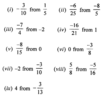 Selina Concise Mathematics Class 7 ICSE Solutions Chapter 2 Rational Numbers Ex 2C Q6