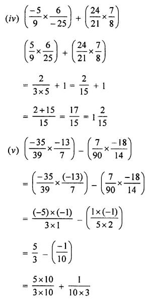 Selina Concise Mathematics Class 7 ICSE Solutions Chapter 2 Rational Numbers Ex 2D 83