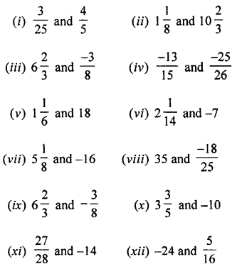 Selina Concise Mathematics Class 7 ICSE Solutions Chapter 2 Rational Numbers Ex 2D Q2