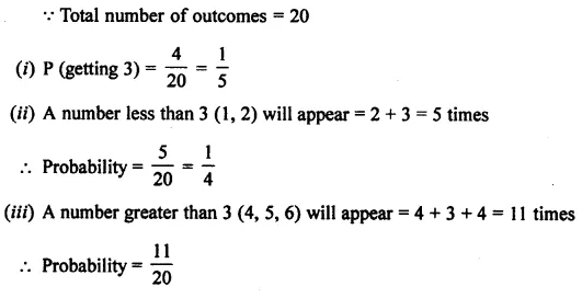 Selina Concise Mathematics Class 7 ICSE Solutions Chapter 22 Probability Ex 22A 3