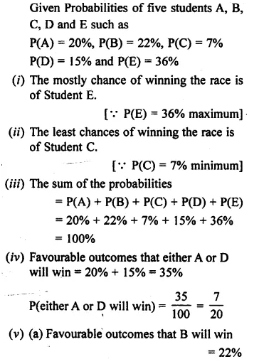 Selina Concise Mathematics Class 7 ICSE Solutions Chapter 22 Probability Ex 22B 12