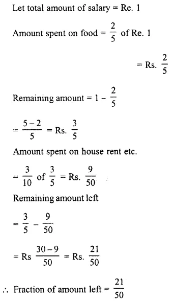 Selina Concise Mathematics Class 7 ICSE Solutions Chapter 3 Fractions (Including Problems) Ex 3E 83