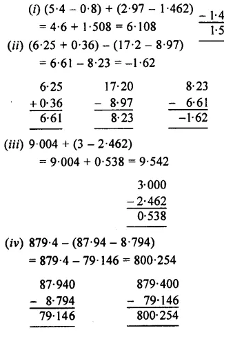 Selina Concise Mathematics Class 7 ICSE Solutions Chapter 4 Decimal Fractions (Decimals) Ex 4B 23