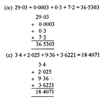 Selina Concise Mathematics Class 7 ICSE Solutions Chapter 4 Decimal Fractions (Decimals) Ex 4B 9