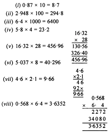 Selina Concise Mathematics Class 7 ICSE Solutions Chapter 4 Decimal Fractions (Decimals) Ex 4C 27