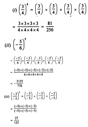 Selina Concise Mathematics Class 7 ICSE Solutions Chapter 5 Exponents (Including Laws of Exponents) Ex 5A 34
