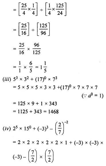 Selina Concise Mathematics Class 7 ICSE Solutions Chapter 5 Exponents (Including Laws of Exponents) Ex 5B 29