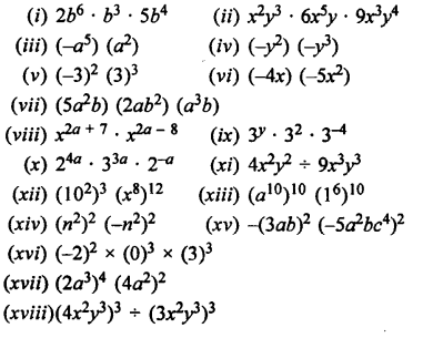 Selina Concise Mathematics Class 7 ICSE Solutions Chapter 5 Exponents (Including Laws of Exponents) Ex 5B Q3