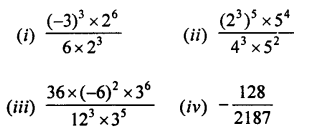 Selina Concise Mathematics Class 7 ICSE Solutions Chapter 5 Exponents (Including Laws of Exponents) Ex 5B Q4