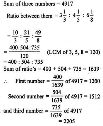 Selina Concise Mathematics Class 7 ICSE Solutions Chapter 6 Ratio and Proportion (Including Sharing in a Ratio) Ex 6A 8