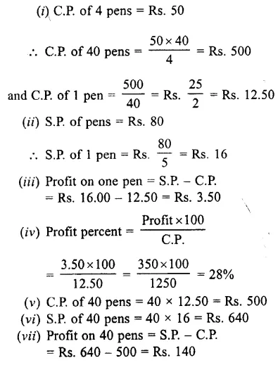 Selina Concise Mathematics Class 7 ICSE Solutions Chapter 9 Profit, Loss and Discount Ex 9C 41