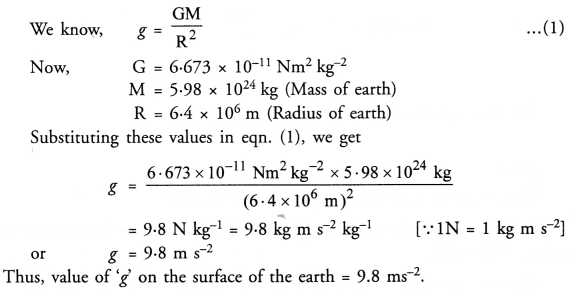 Gravitation Class 9 Important Questions Science Chapter 10 image - 15