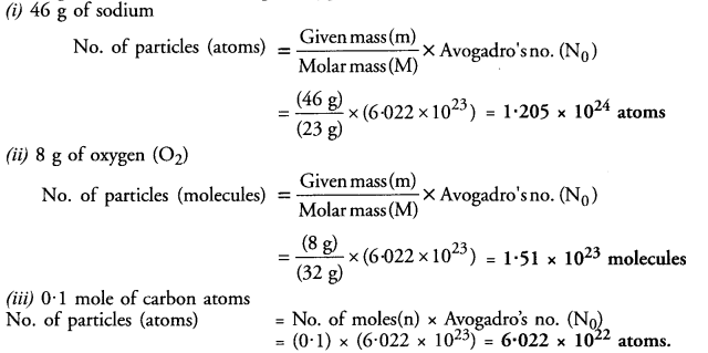 NCERT Solutions For Class 9 Science Chapter 3 Atoms and Molecules 5