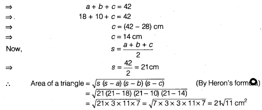 NCERT Solutions for Class 9 Maths Chapter 7 Heron's Formula Ex 7.1 img 6