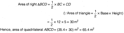 NCERT Solutions for Class 9 Maths Chapter 7 Heron's Formula Ex 7.2 img 2