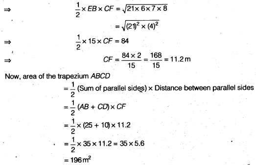 NCERT Solutions for Class 9 Maths Chapter 7 Heron's Formula Ex 7.2 img 22