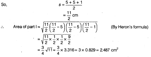 NCERT Solutions for Class 9 Maths Chapter 7 Heron's Formula Ex 7.2 img 6
