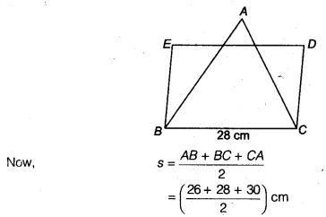 NCERT Solutions for Class 9 Maths Chapter 7 Heron's Formula Ex 7.2 img 9