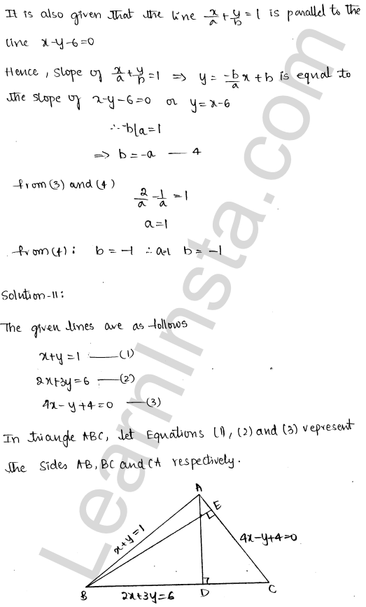 RD Sharma Class 11 Solutions Chapter 23 The Straight Lines Ex 23.10 1.14