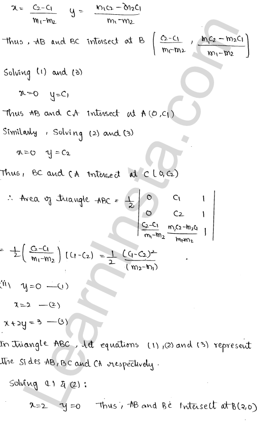 RD Sharma Class 11 Solutions Chapter 23 The Straight Lines Ex 23.10 1.5