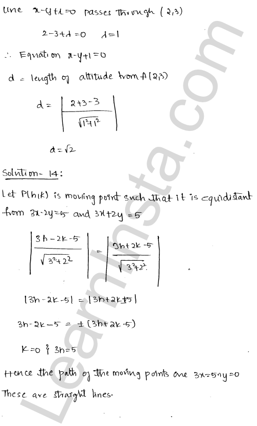 RD Sharma Class 11 Solutions Chapter 23 The Straight Lines Ex 23.15 1.9