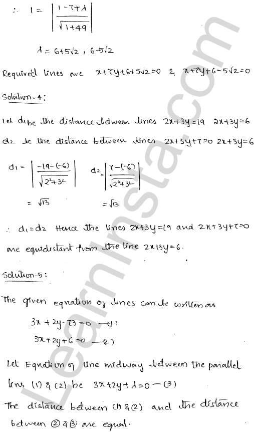 RD Sharma Class 11 Solutions Chapter 23 The Straight Lines Ex 23.16 1.3