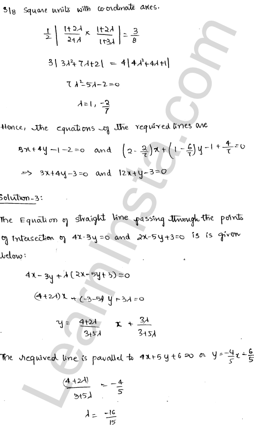RD Sharma Class 11 Solutions Chapter 23 The Straight Lines Ex 23.19 1.2