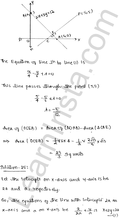 RD Sharma Class 11 Solutions Chapter 23 The Straight Lines Ex23.12 1.17