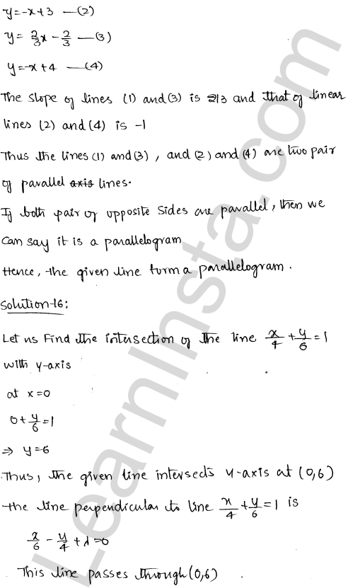 RD Sharma Class 11 Solutions Chapter 23 The Straight Lines Ex23.12 1.9