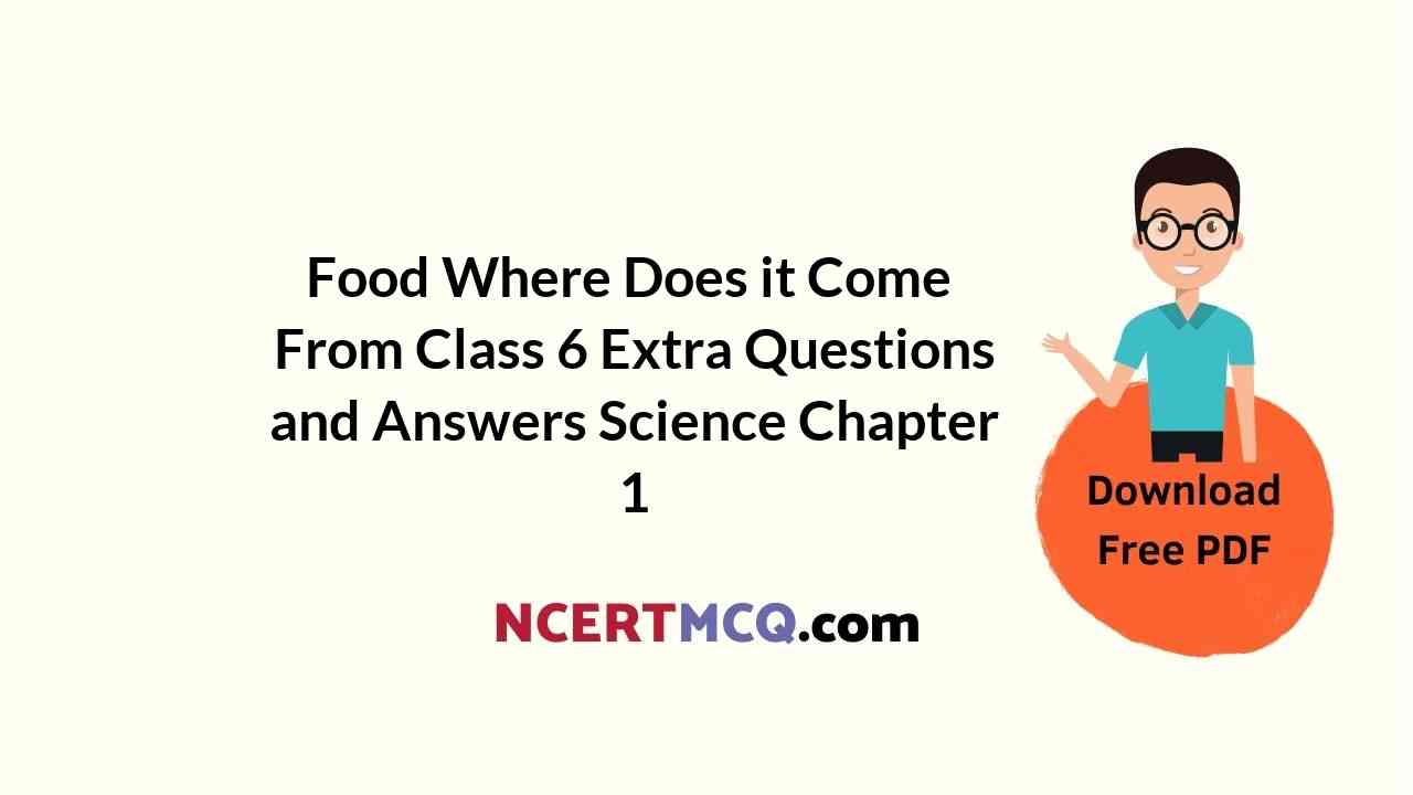 Food Where Does it Come From Class 6 Extra Questions and Answers Science Chapter 1