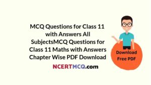 MCQ Questions for Class 11 Maths with Answers Chapter Wise PDF Download ...