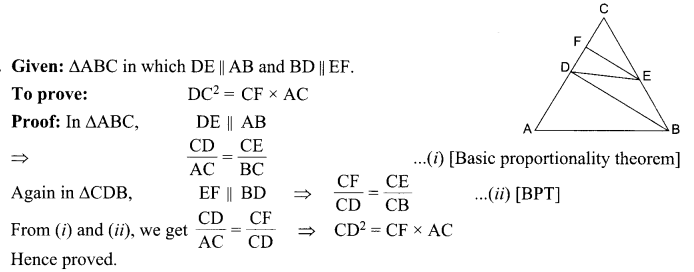 CBSE Sample Papers for Class 10 Maths Basic Set 1 with Solutions 26