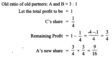 Class 12 Accountancy Important Questions Chapter 3 Reconstitution of Partnership Firm Admission of a Partner 60