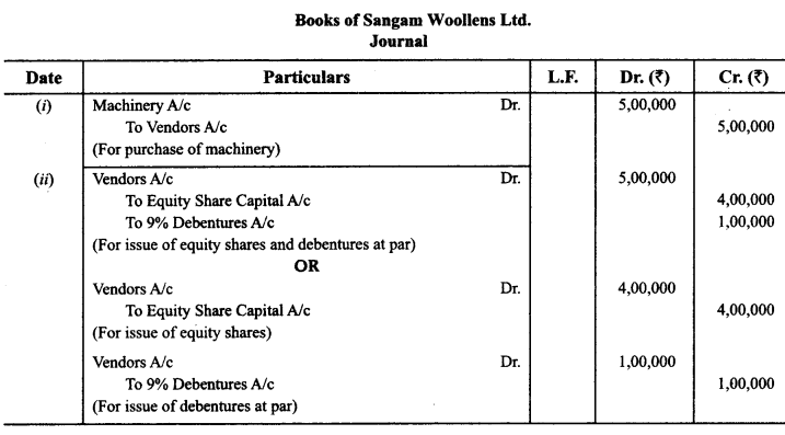 Class 12 Accountancy Important Questions Chapter 7 Issue and Redemption of Debentures 16